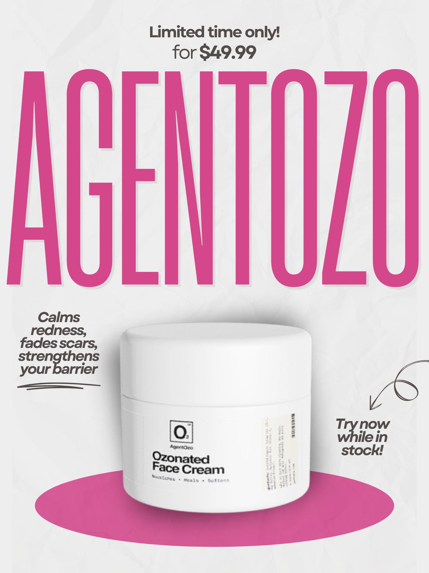 Ozonated Face Cream
